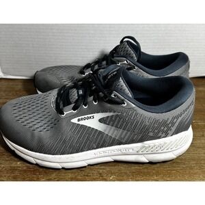 Brooks Addiction GTS 15 Shoes Womens 11 B Gray Blue Road Walking Trainer Support